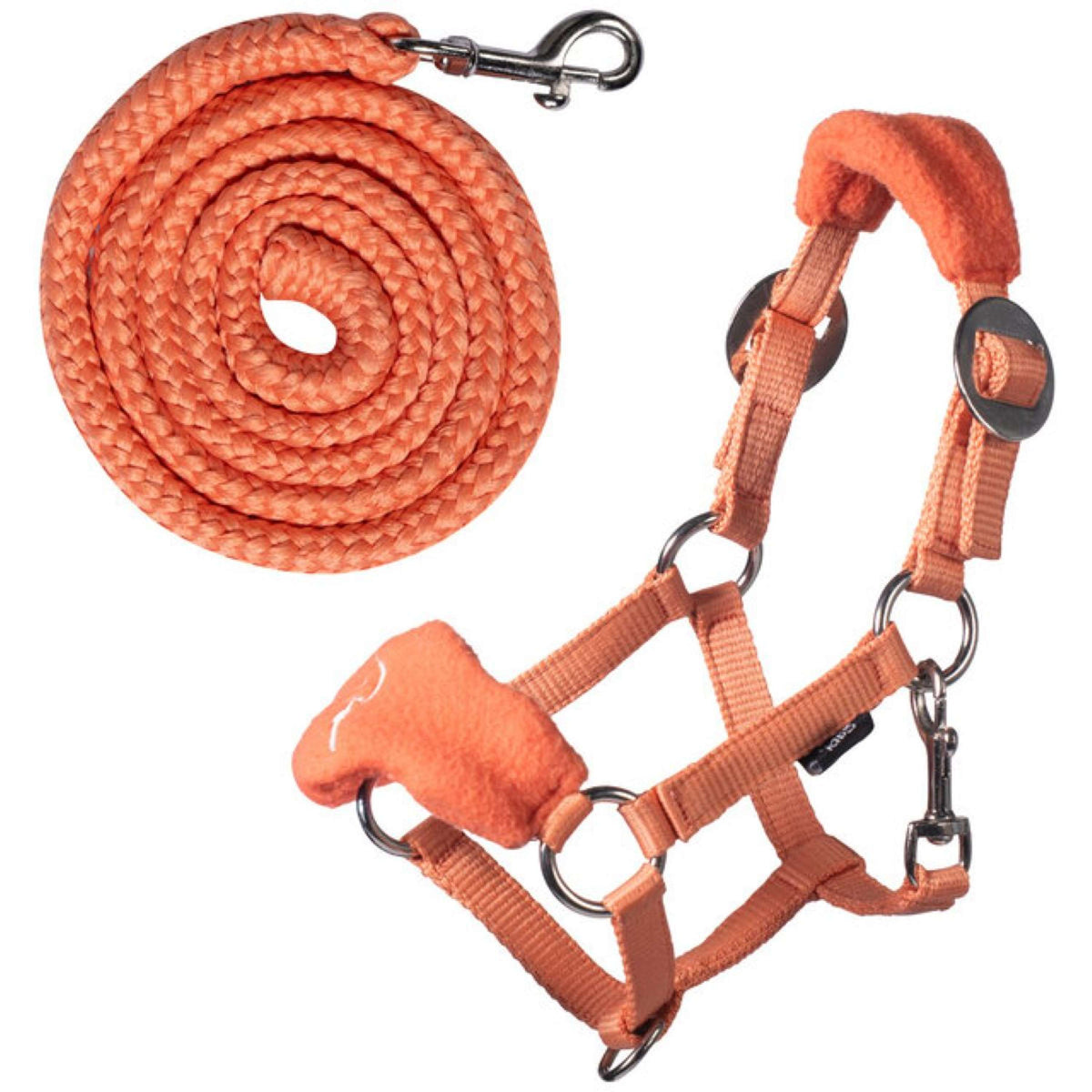 HKM Fleece Halster Hobby Horsing Oranje