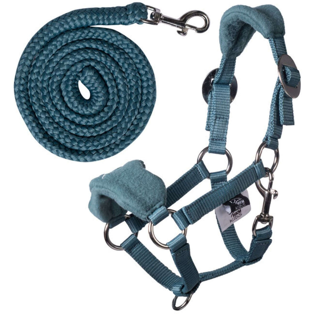 HKM Hobby Horsing Fleece Halster Turqoise
