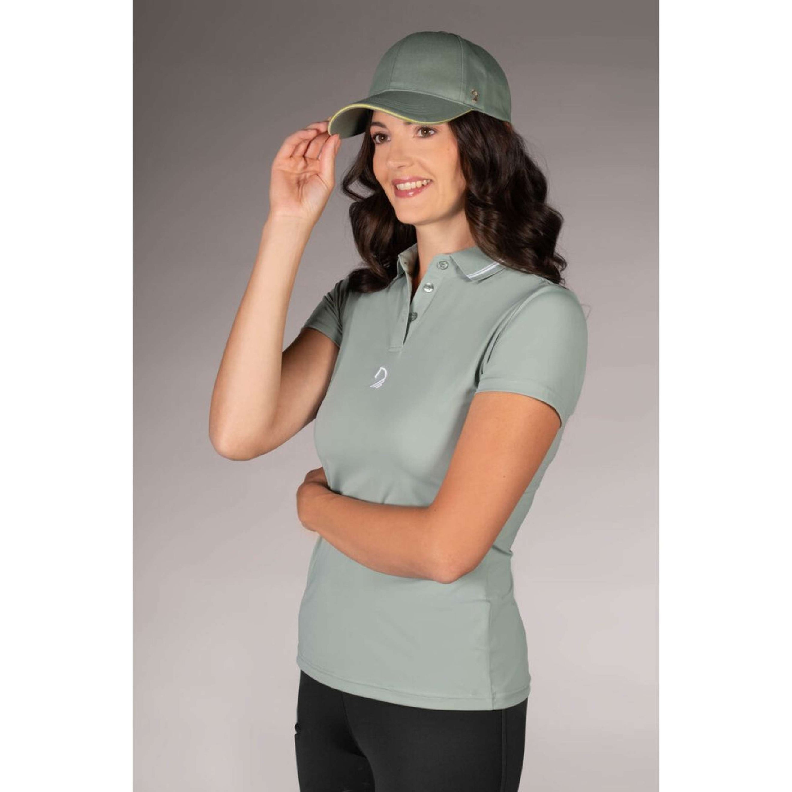 Lauria Garrelli Poloshirt Limone Salie Lauria Garrelli Poloshirt Limone Salie
