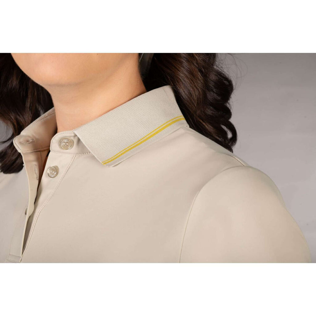 Lauria Garrelli Poloshirt Limone Grijs/Beige