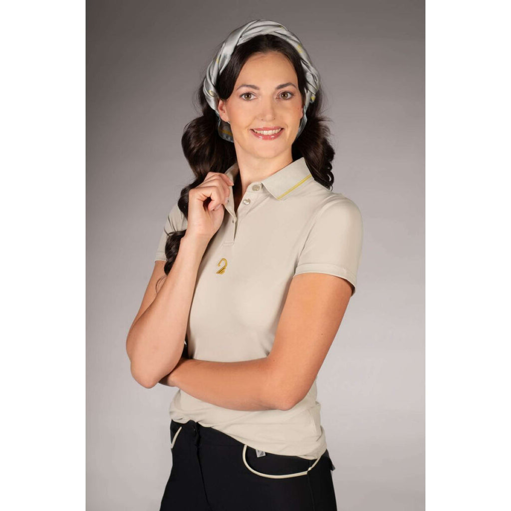 Lauria Garrelli Poloshirt Limone Grijs/Beige