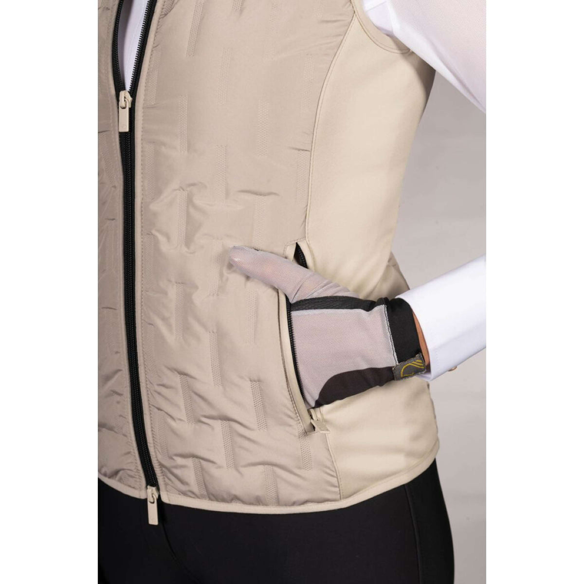 Lauria Garrelli Bodywarmer Limone Grijs/Beige