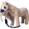 HKM Halsterset Cuddle Horse Grijs/Blauw