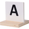 HKM Hobby Horsing Bakletters Dressuur Zwart/Wit