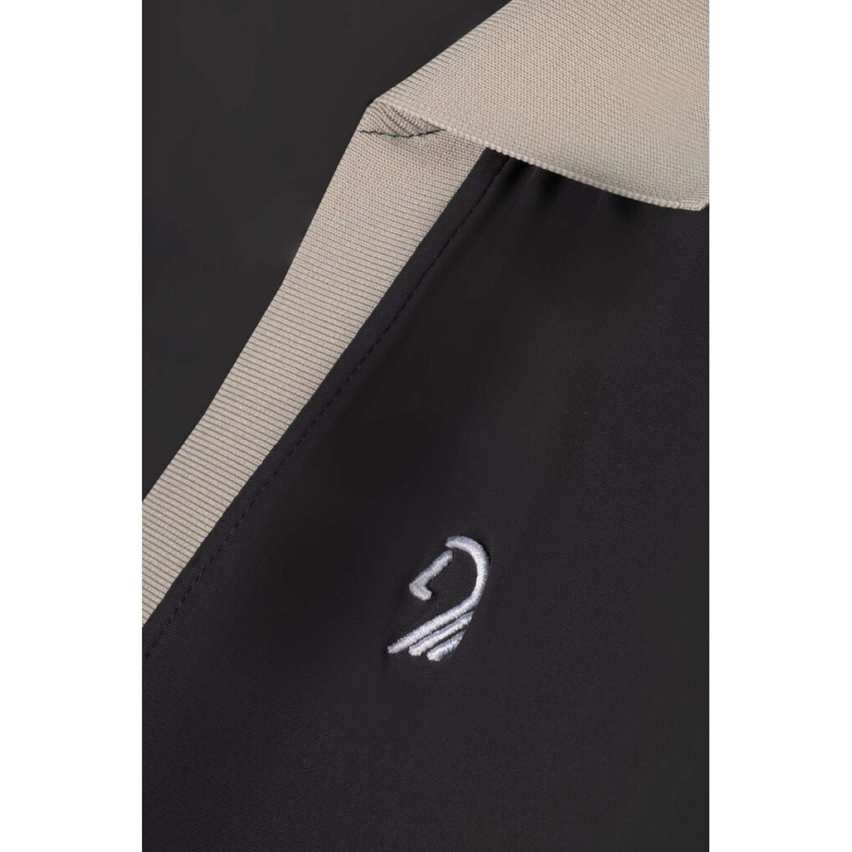 Lauria Garrelli Poloshirt Limone Mouwloos Zwart