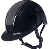 HKM Cap Lady Shield Brillant Zwart/Zilver