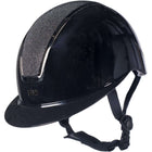 HKM Cap Lady Shield Brillant Zwart/Zilver