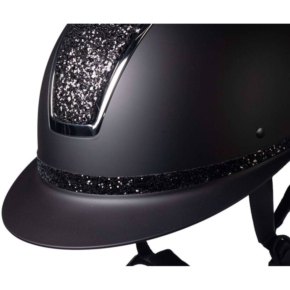 HKM Cap Lady Shield Elegant Zwart/Zilver