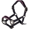 HKM Hobby Horsing Leren Halster Zwart/Roze