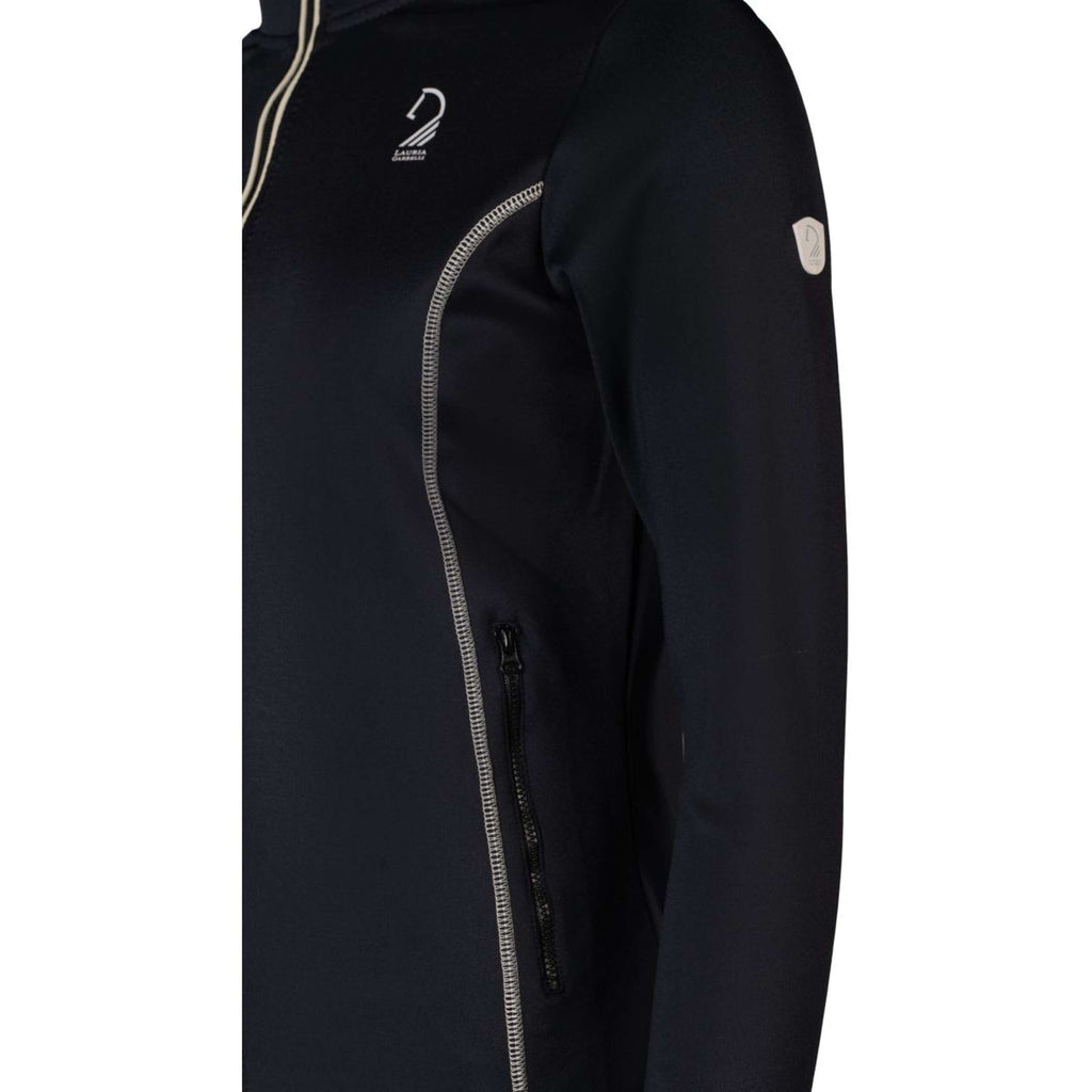 Lauria Garrelli Fleecevest Limone Zwart