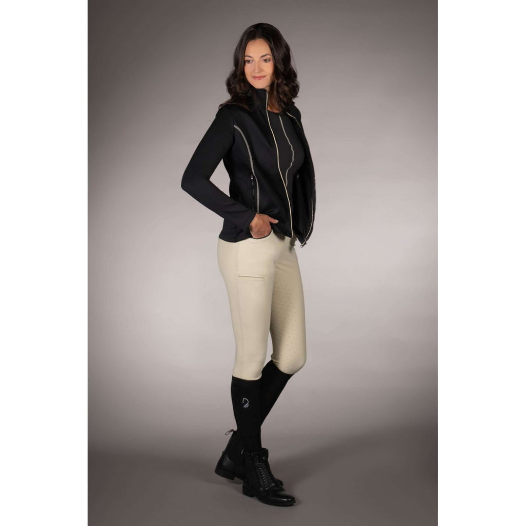 Lauria Garrelli Fleecevest Limone Zwart