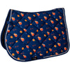 HKM Zadeldekje Splash Veelzijdigheid Donker Blauw/Oranje
