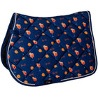 HKM Zadeldekje Splash Veelzijdigheid Donker Blauw/Oranje