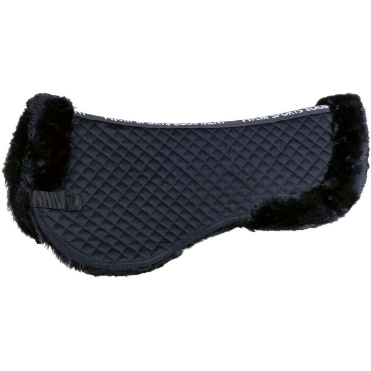 HKM Zadelonderlegger Synthetisch Lamsvel Zwart