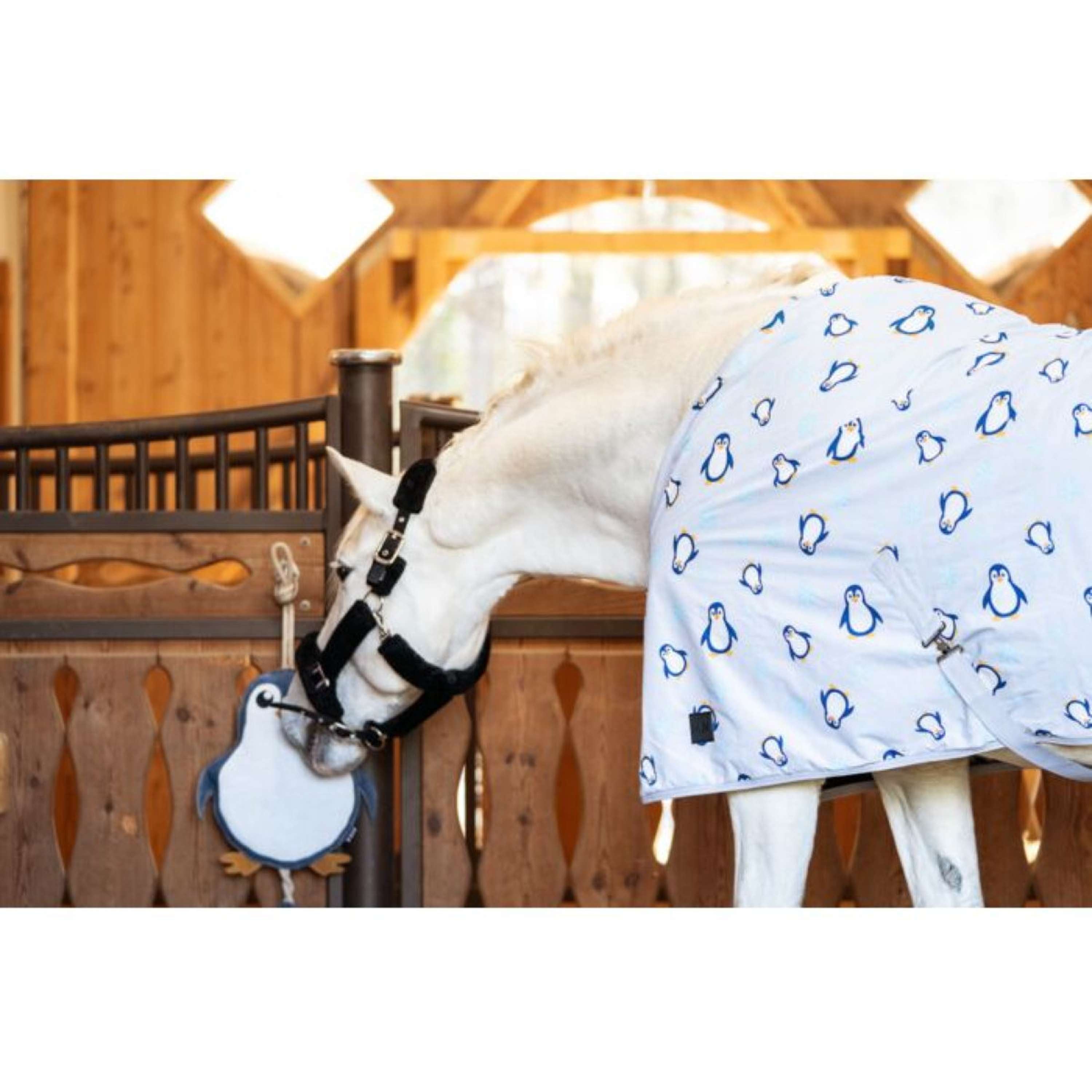 HKM Coolerdeken Pinguïn Grijs/Blauw