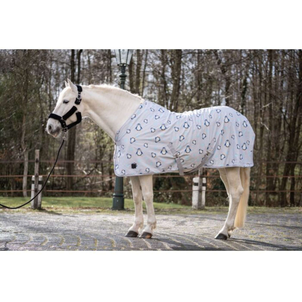 HKM Coolerdeken Pinguïn Grijs/Blauw