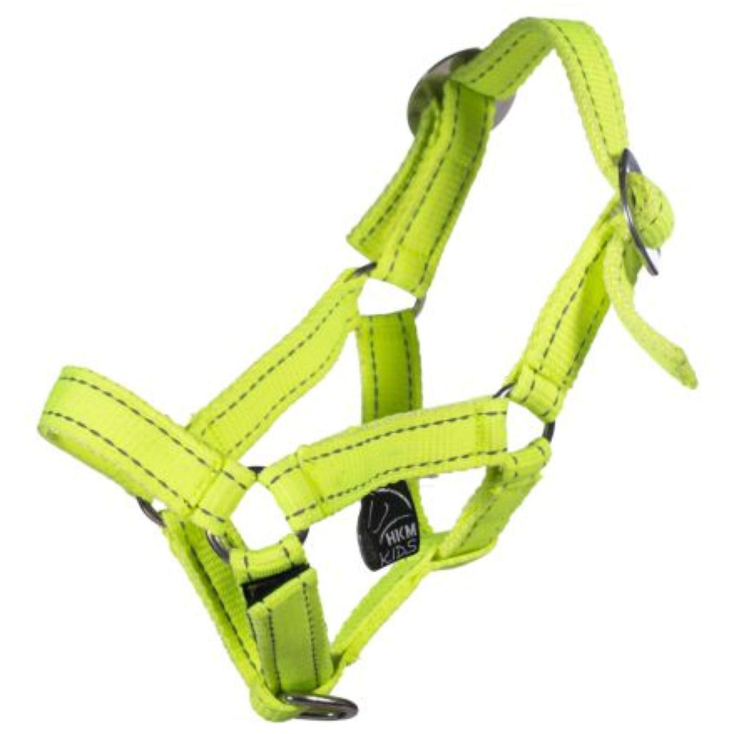 HKM Hobby Horsing Halster Reflective Neon Geel