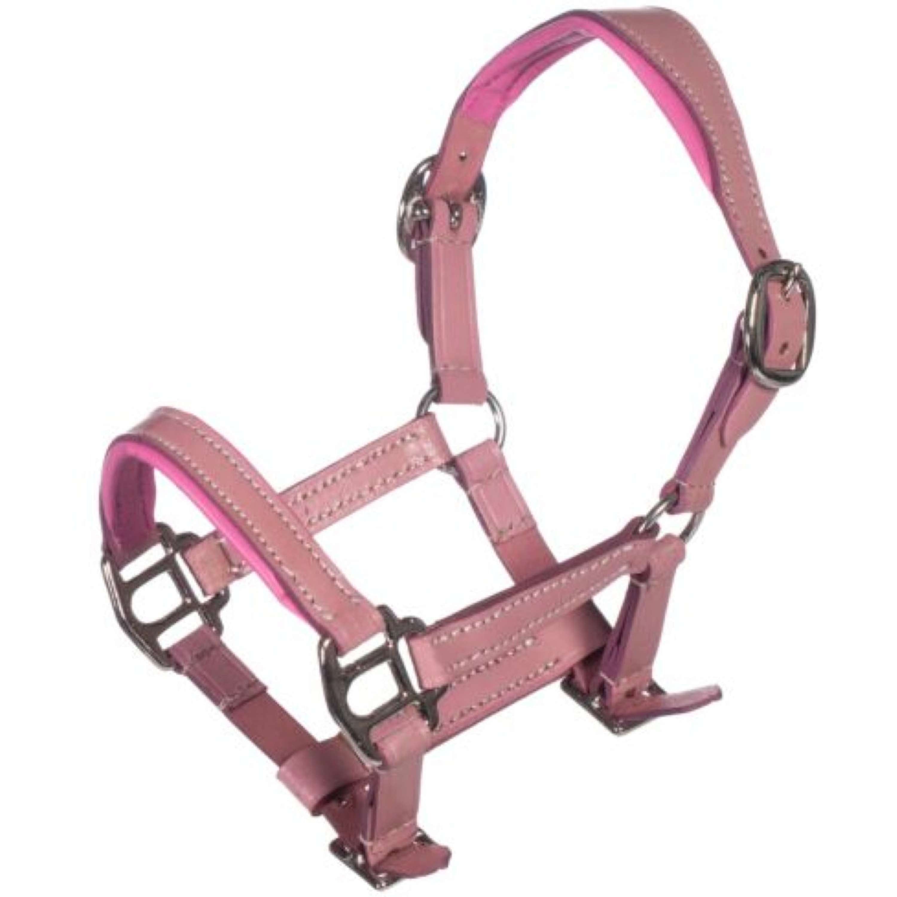 HKM Hobby Horsing Leren Halster Roze