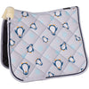 HKM Zadeldekje Pinguïn Dressuur Grijs/Blauw