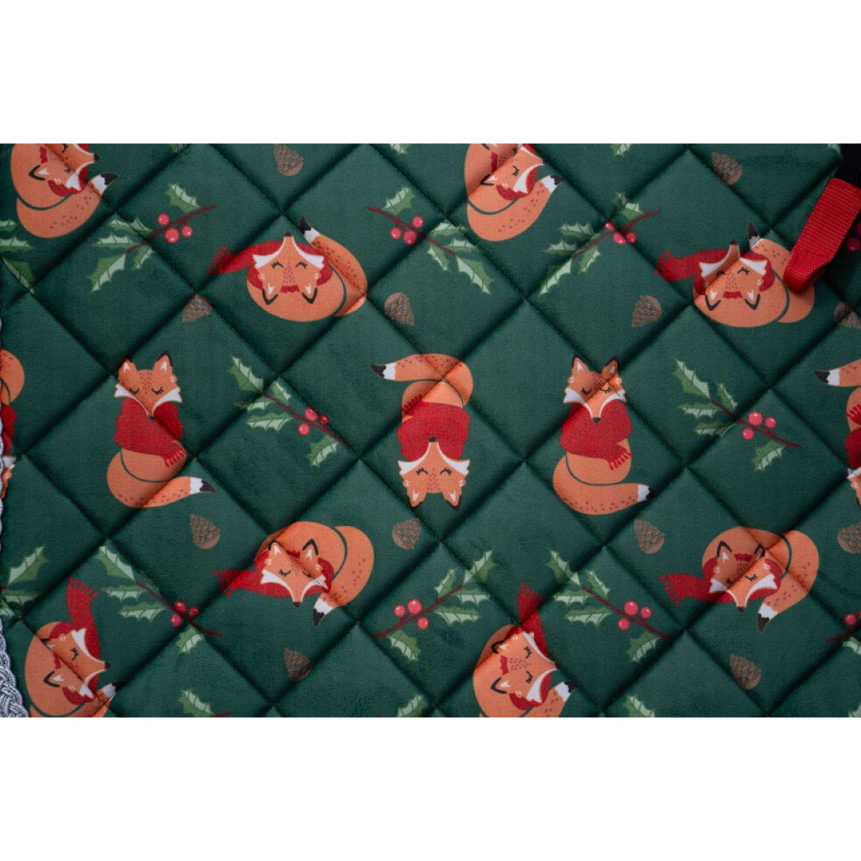 HKM Zadeldekje X-Mas Dressuur Donkergroen