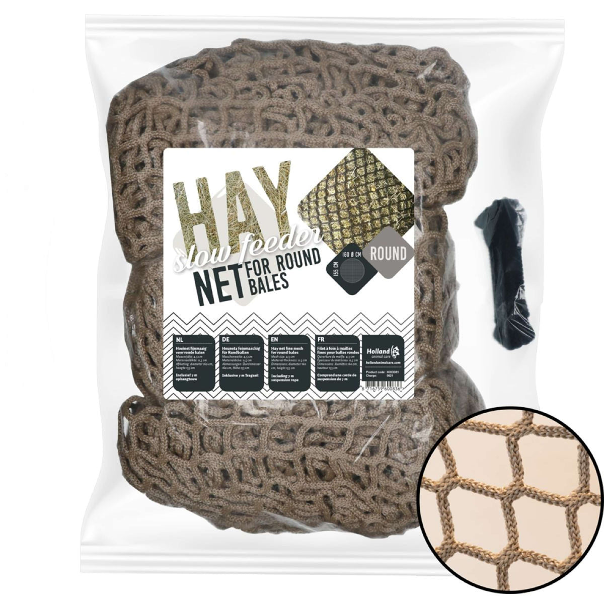 Hay Slowfeeder Net Ronde Baal