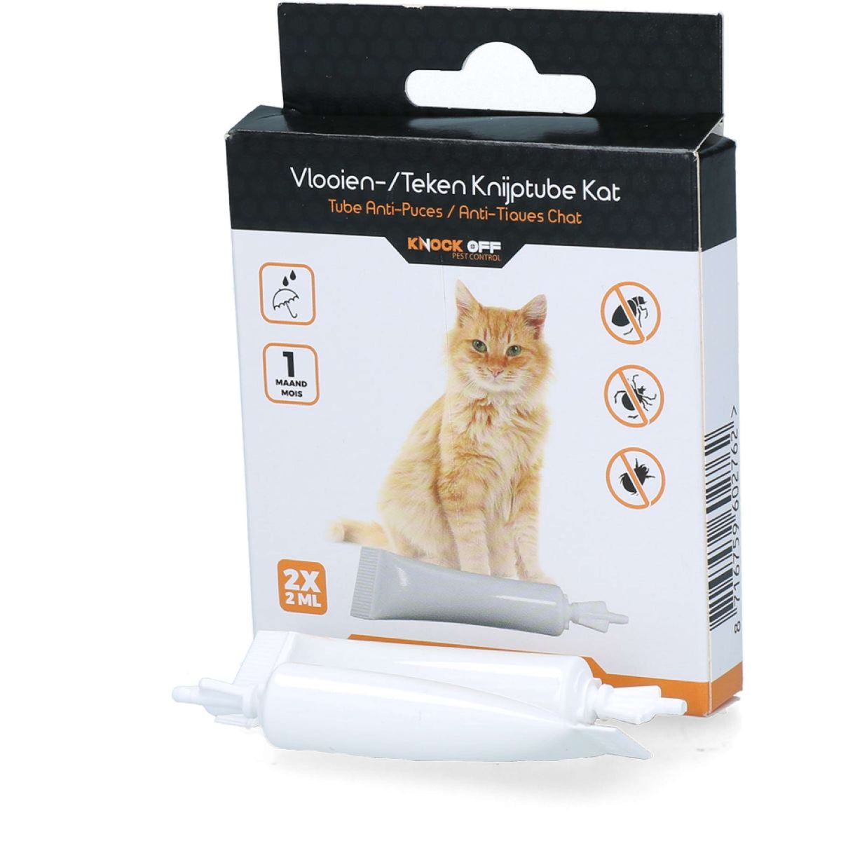 Knock Off Vlooien- en Tekenpipet Kat