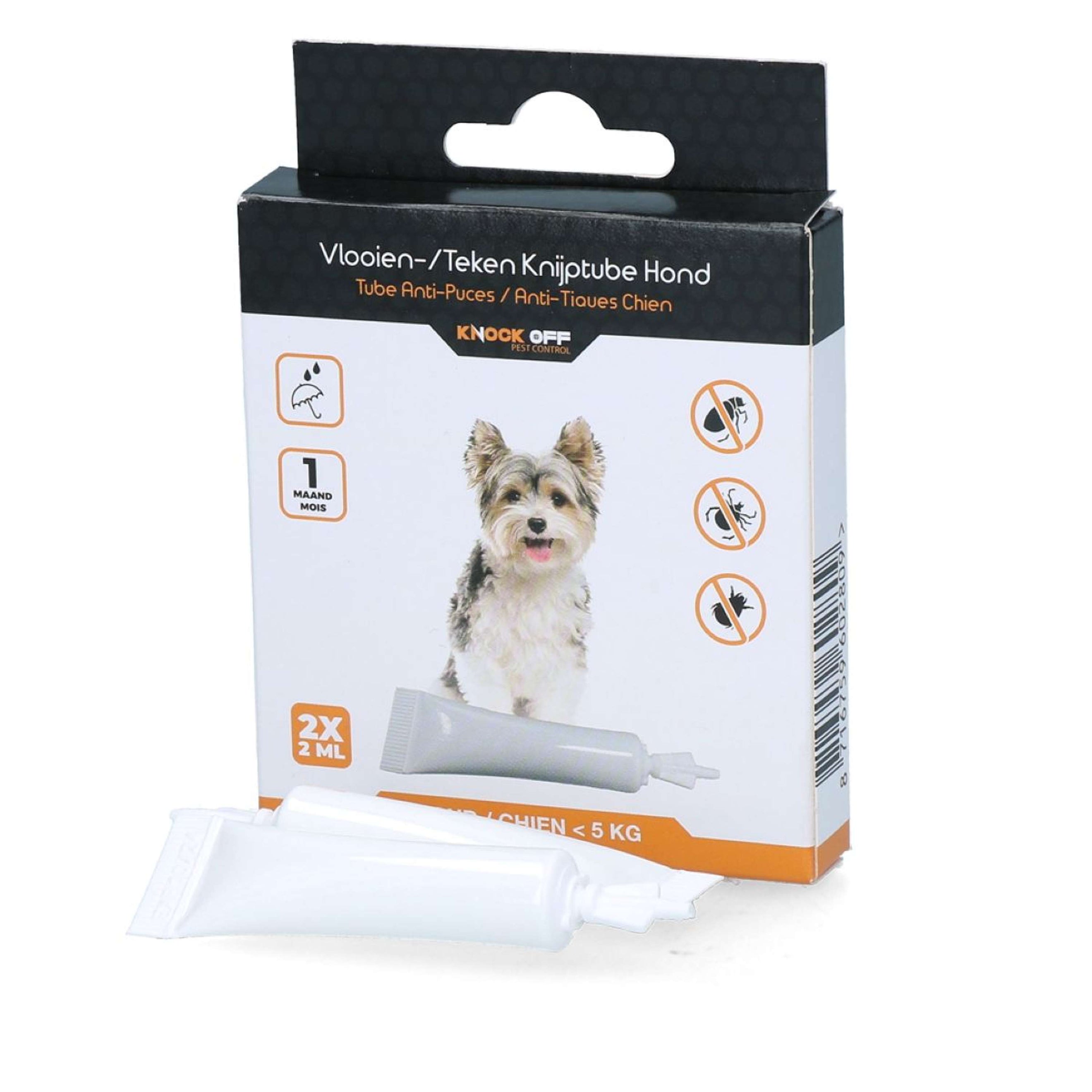 Knock Off Vlooien- en Tekenpipet <5kg Hond