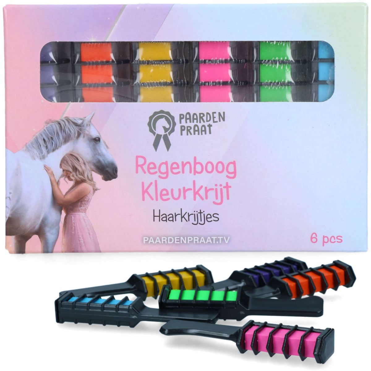 Paardenpraat Haarkrijt Regenboog