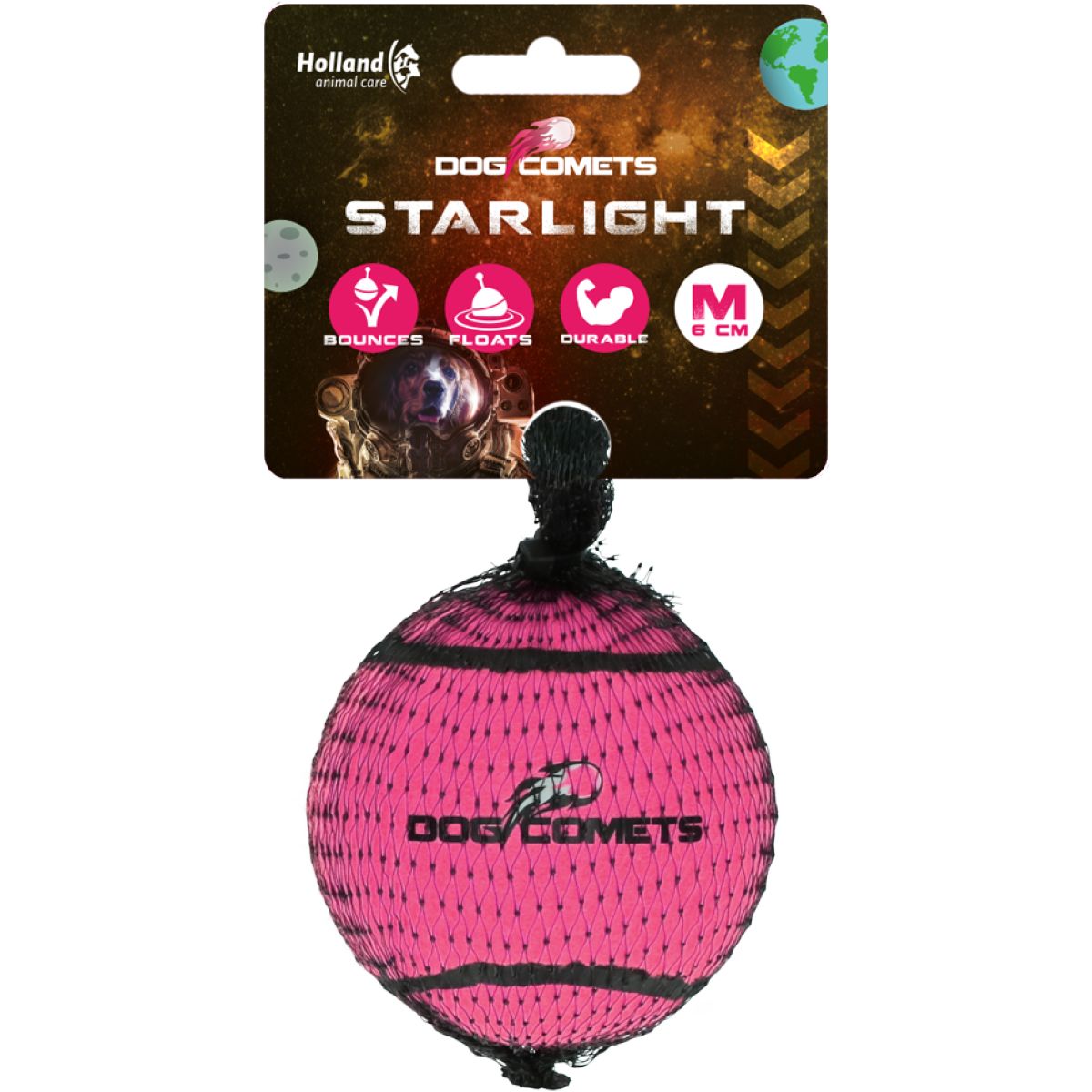 Dog Comets Bal Starlight Roze