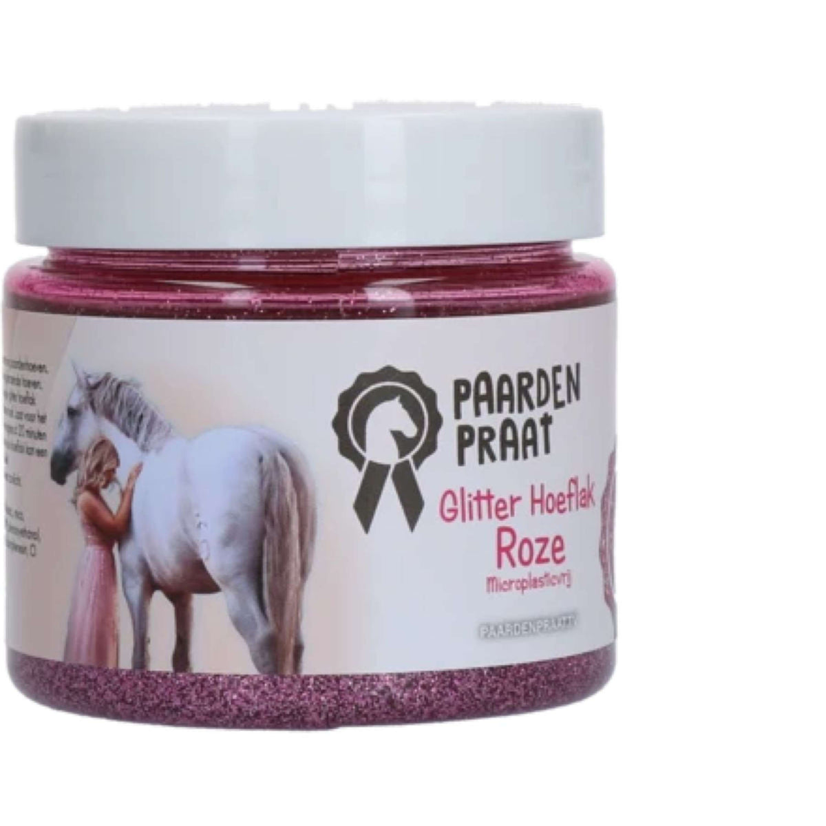 Paardenpraat Hoeflak Glitter Roze