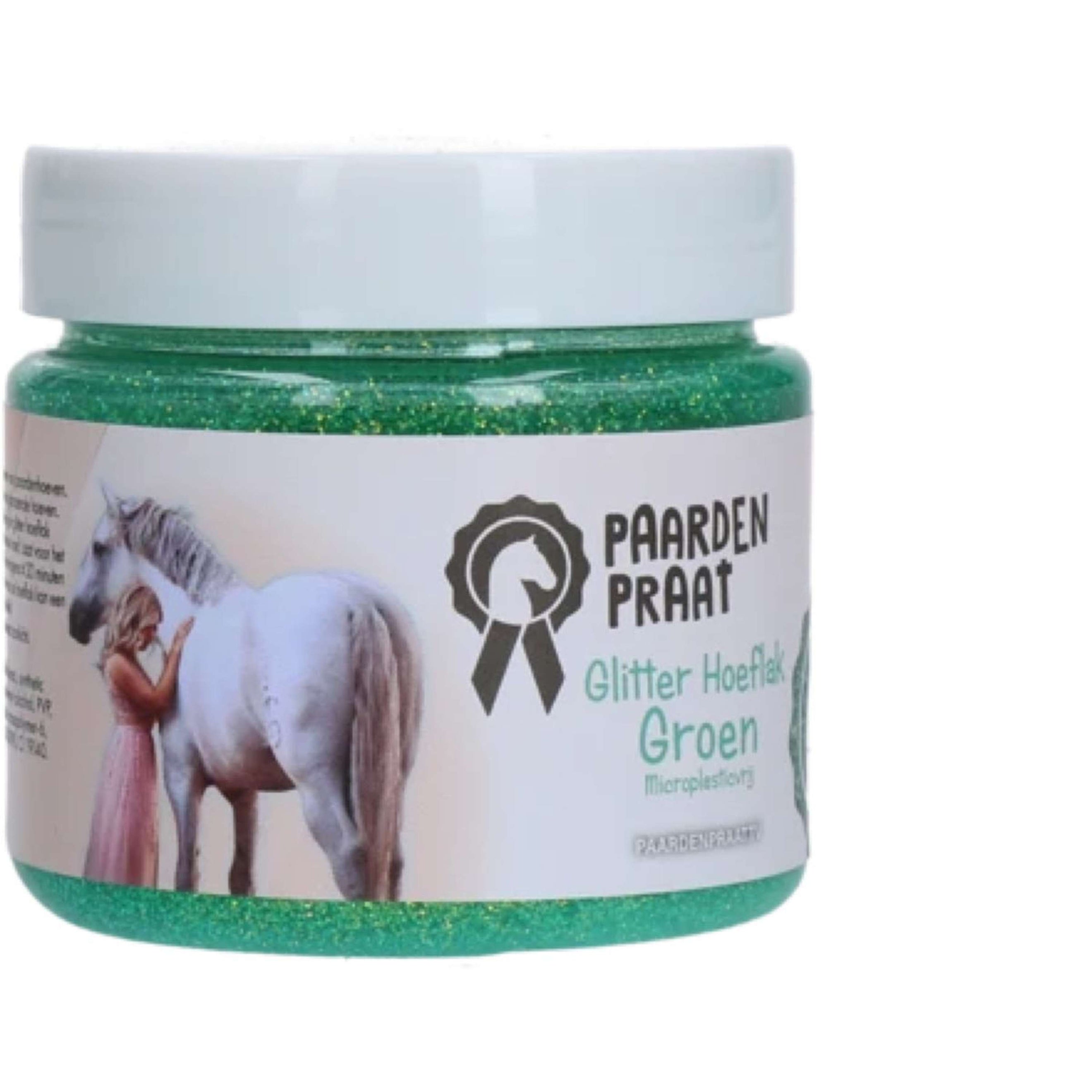 Paardenpraat Hoeflak Glitter Groen Paardenpraat Hoeflak Glitter Groen