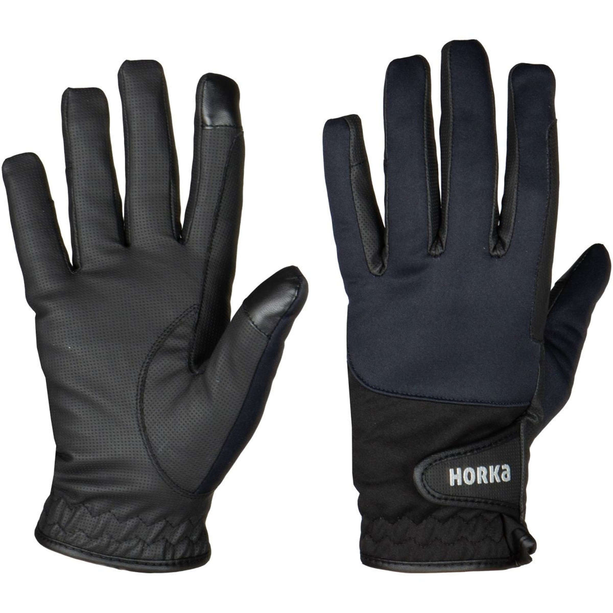 HORKA Rijhandschoenen Outdoor Kinderen Blauw/Zwart