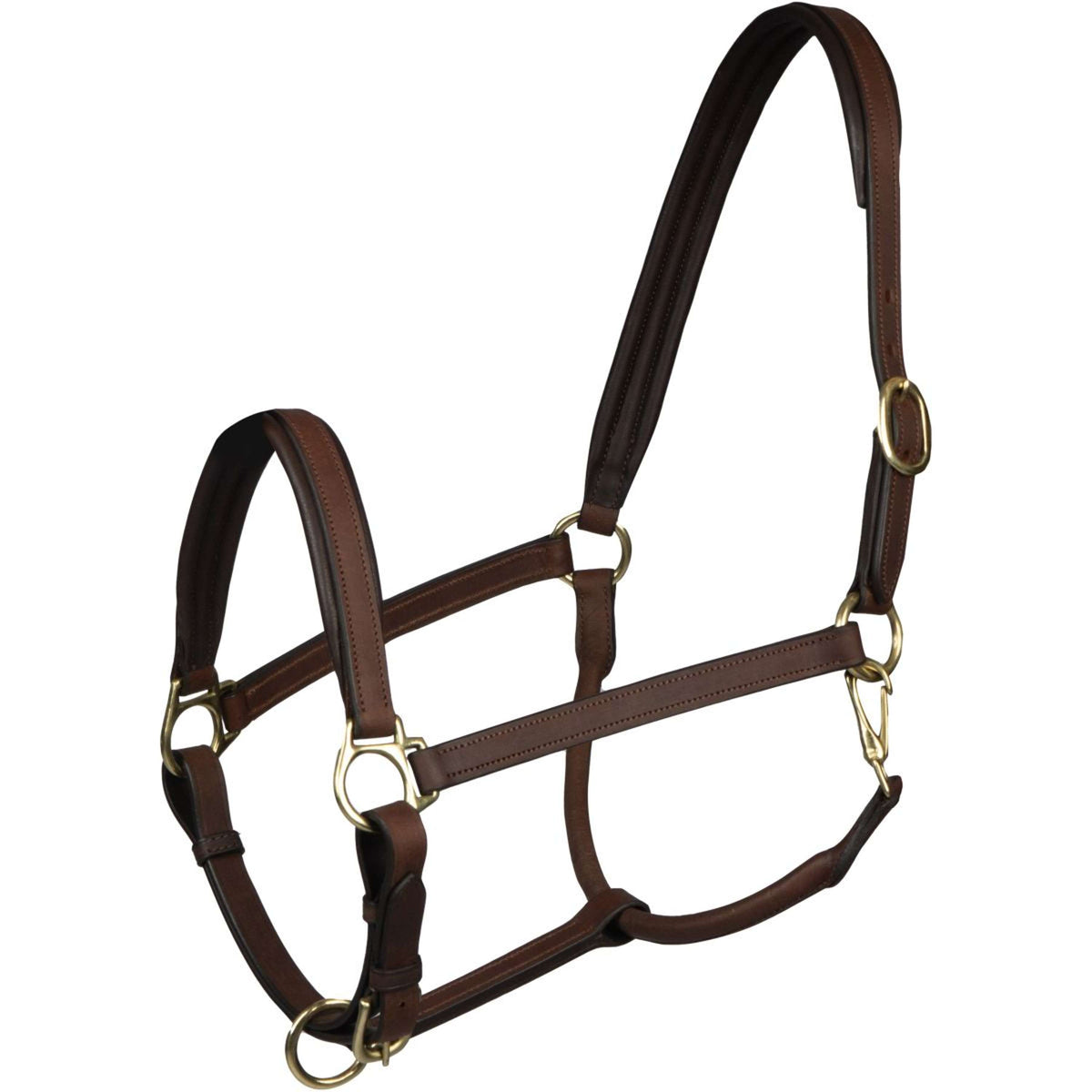 HORKA Halster Stockholm Leather Bruin/Goud