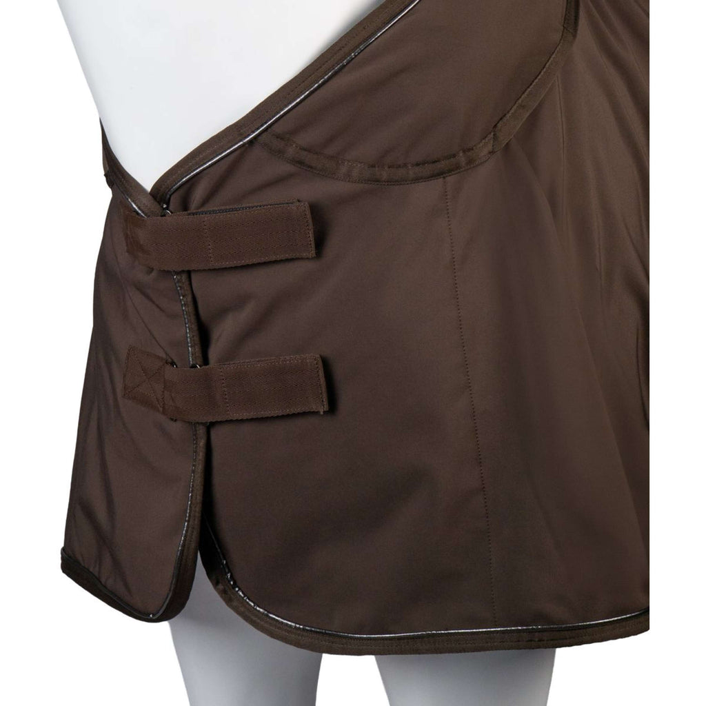 EQPRO Softshell Deken met Oprolbare Hals Chocolade