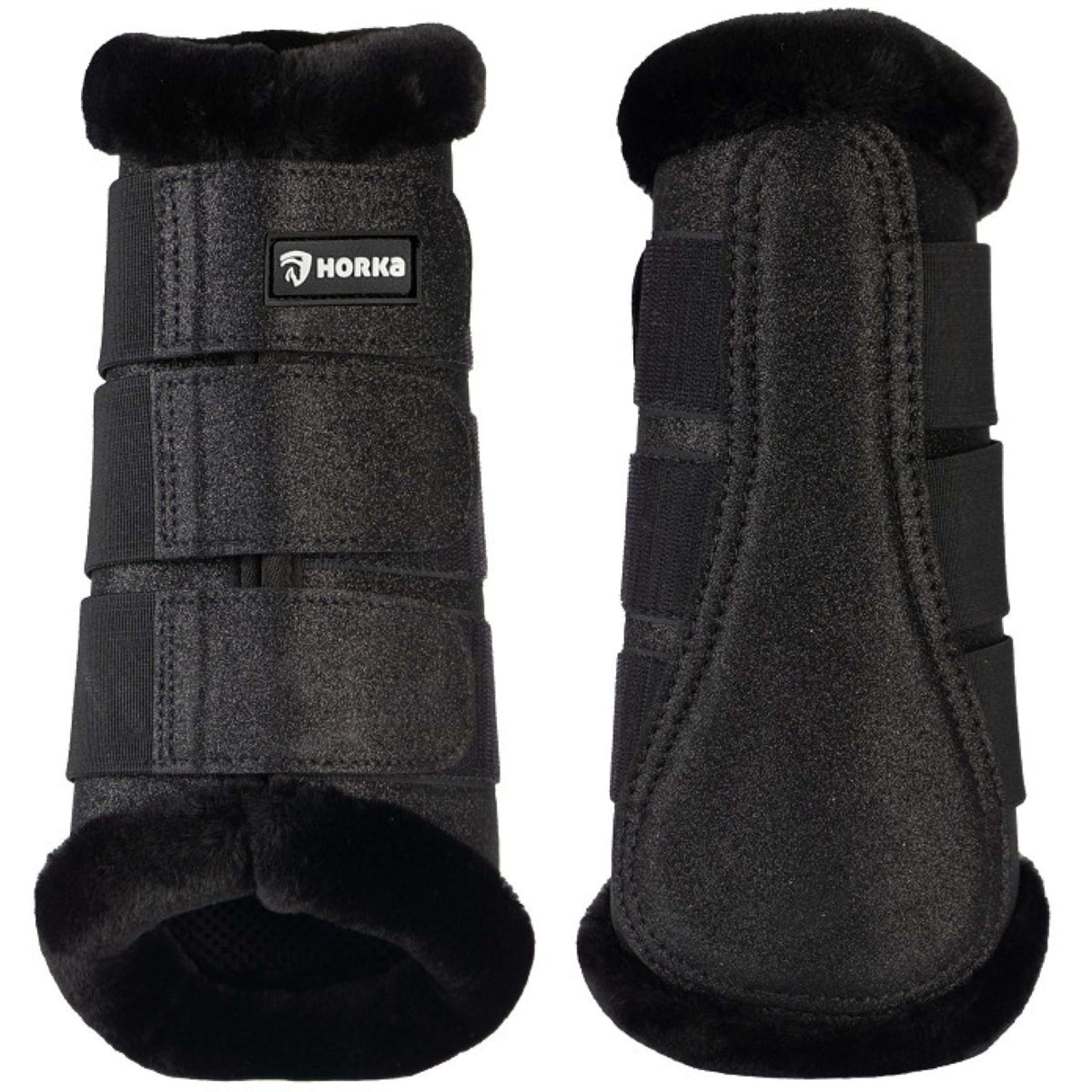 HORKA Beenbeschermers Glitter Zwart