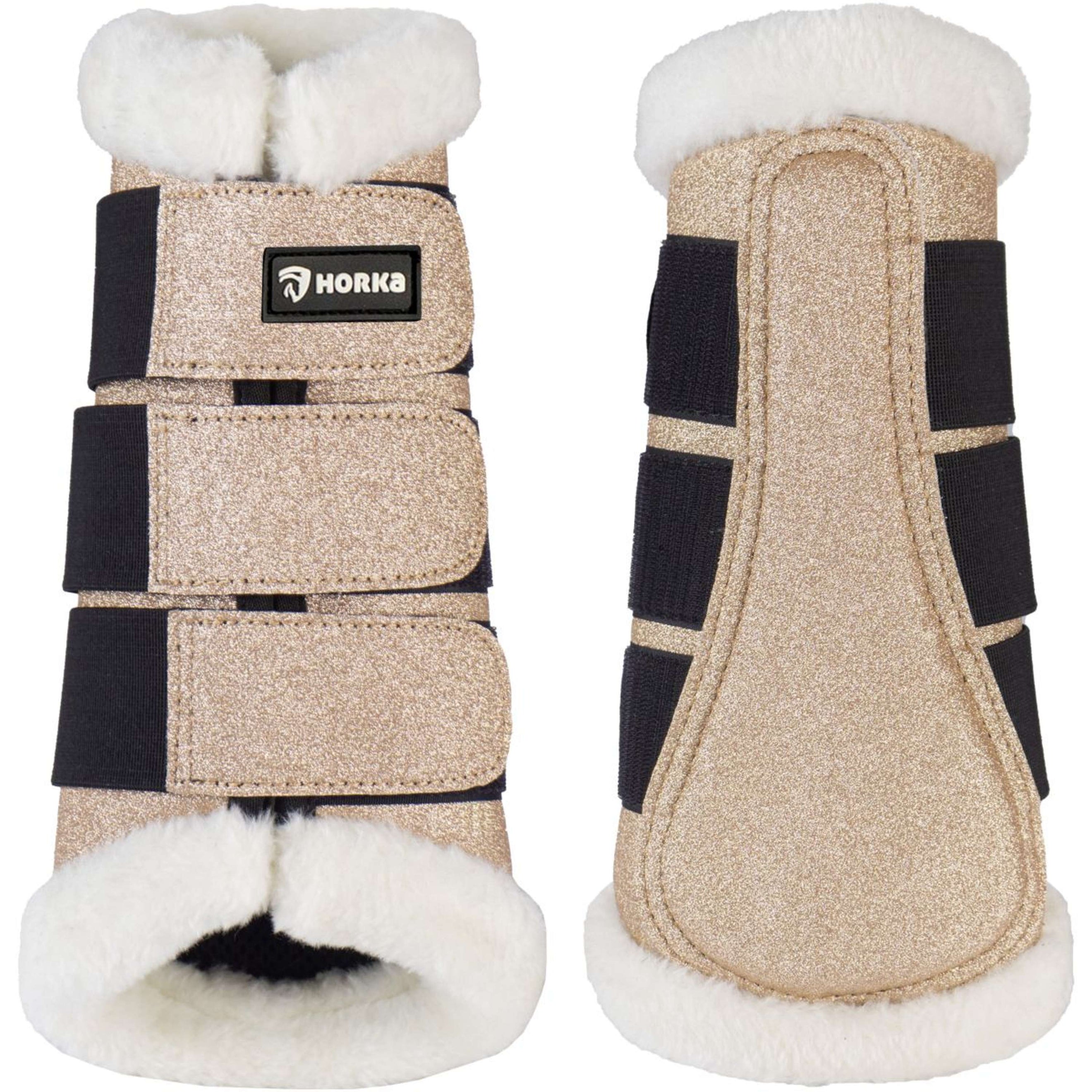 HORKA Beenbeschermers Glitter Roségoud