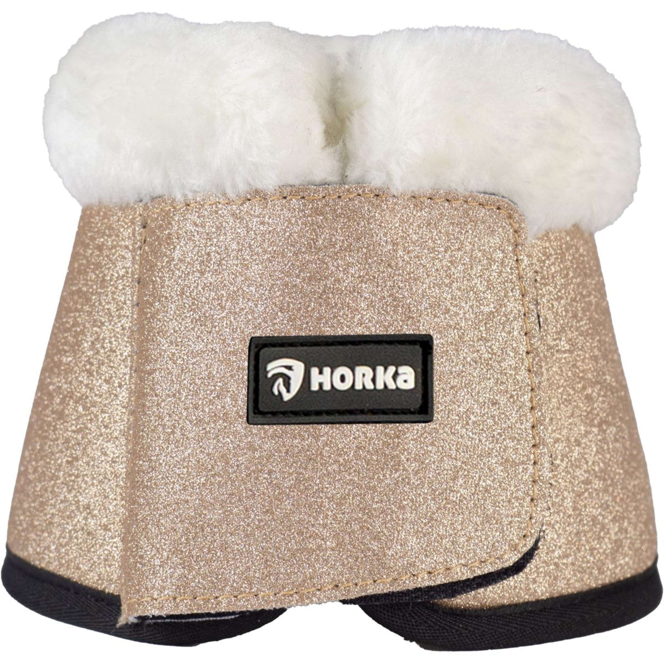 HORKA Springschoenen Glitter Roségoud