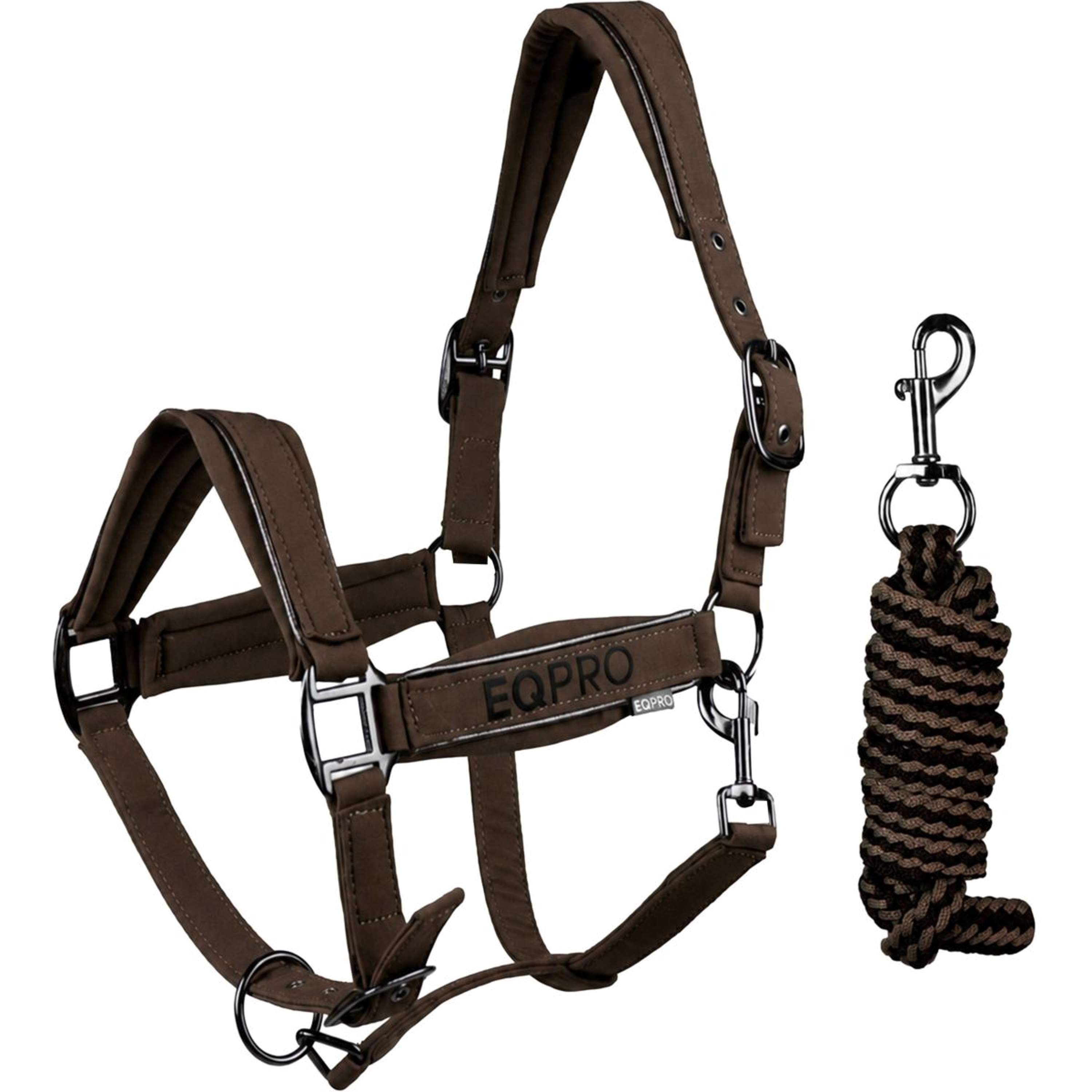 EQPRO Halsterset Softshell Chocolade