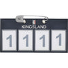 Kingsland Startnummer Classic 4 cijfers Navy