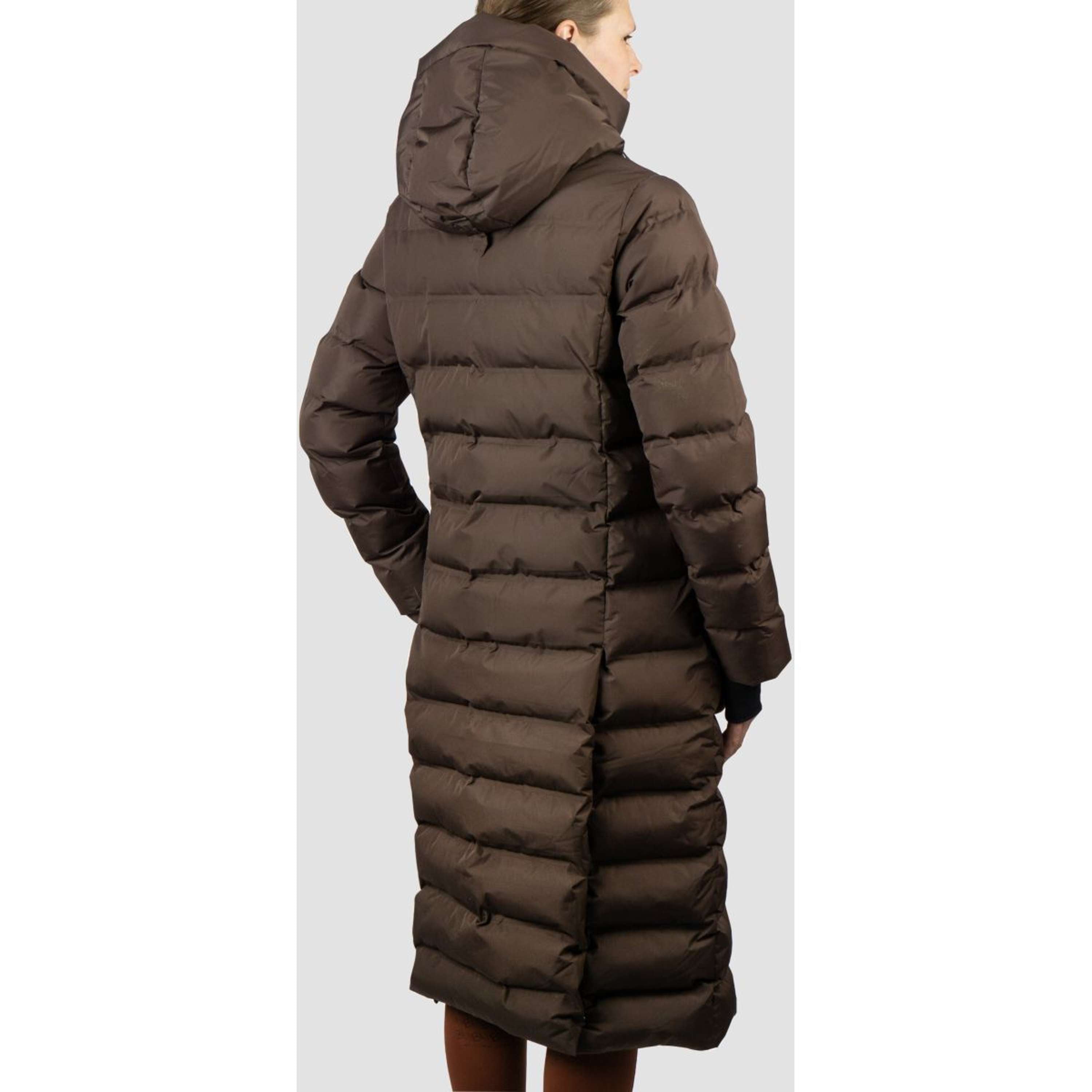 EQPRO Lange Pufferjas Eloise Chocolade