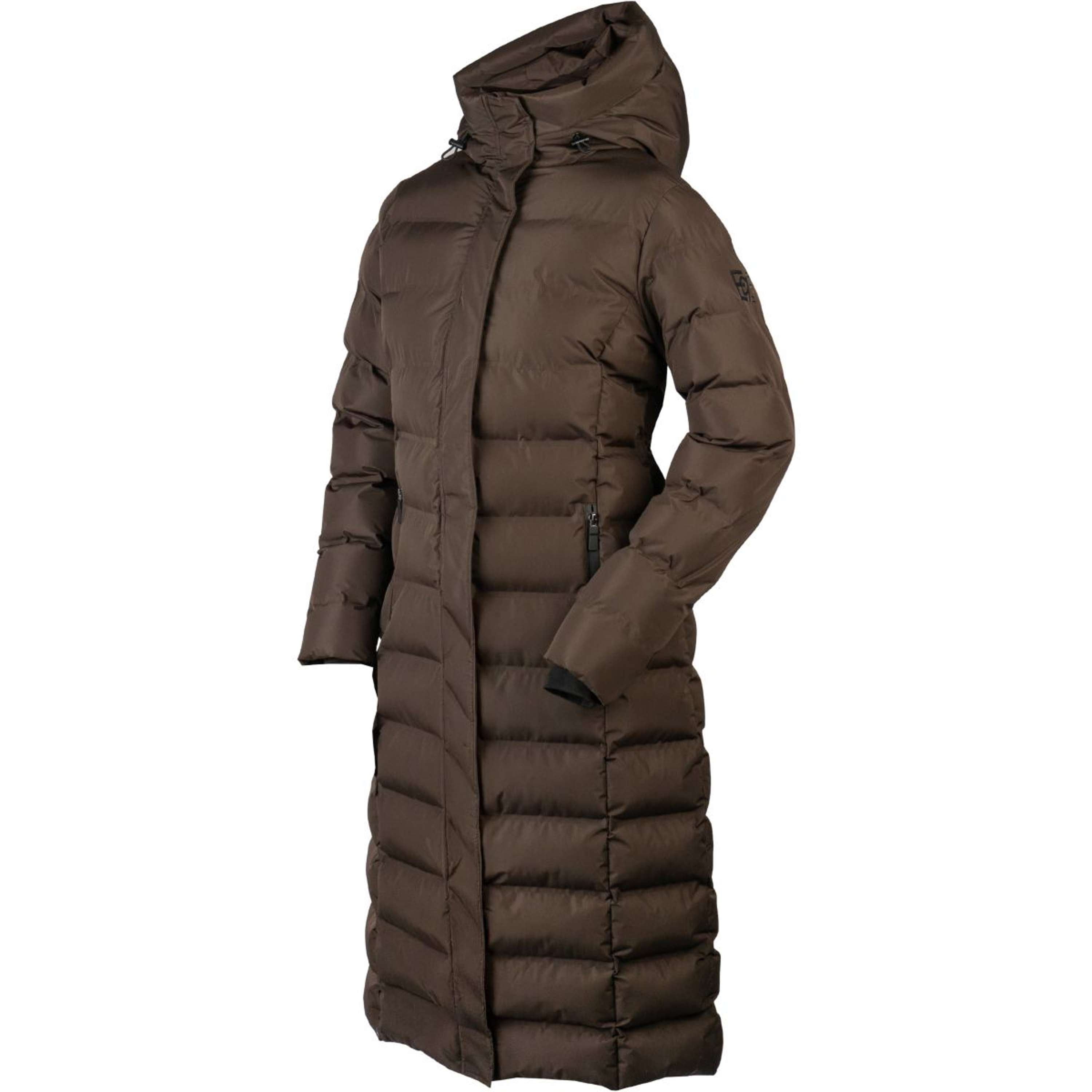 EQPRO Lange Pufferjas Eloise Chocolade