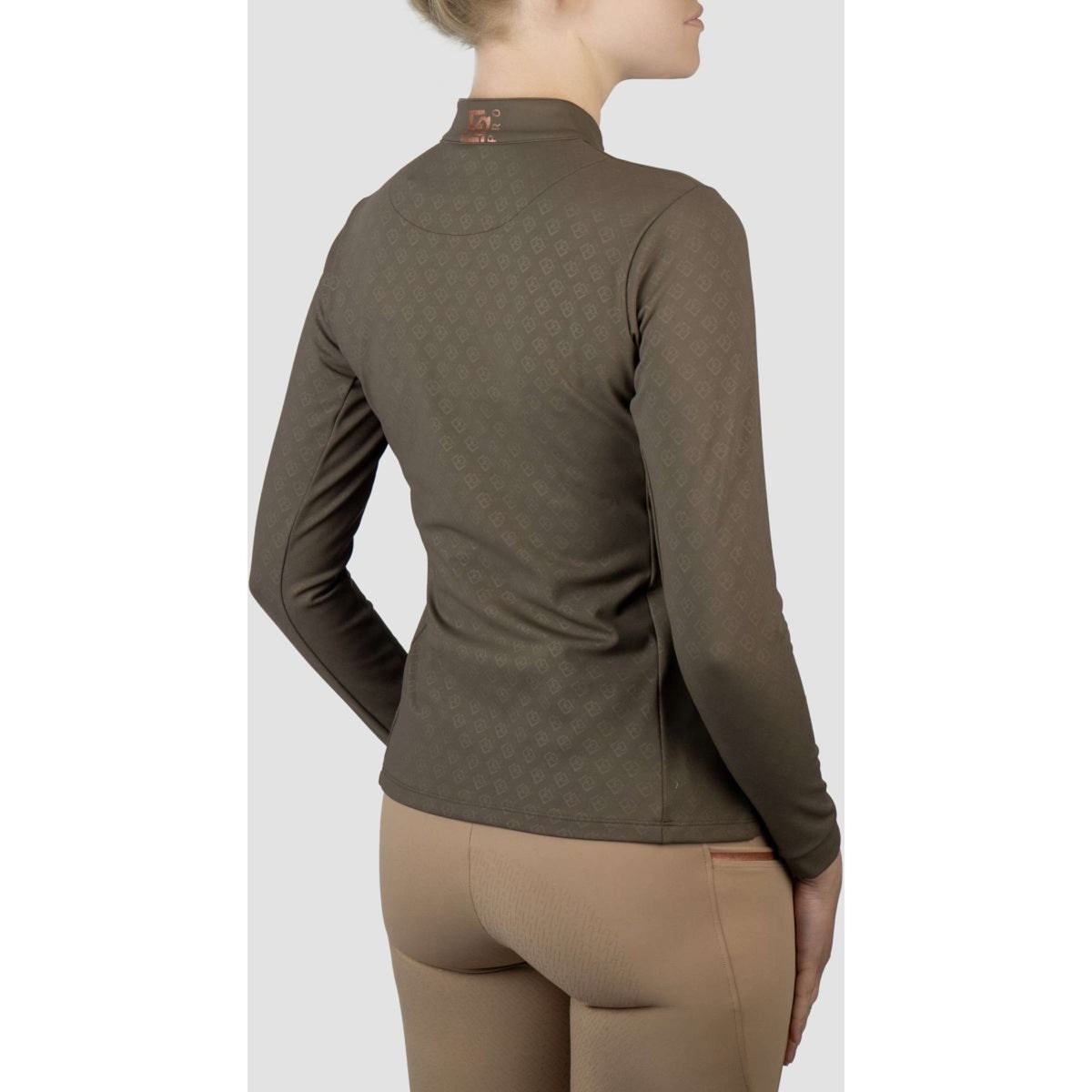 HORKA Shirt Emily Lange Mouwen Espresso