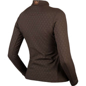 HORKA Shirt Emily Lange Mouwen Dark Chocolate