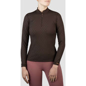 HORKA Shirt Emily Lange Mouwen Dark Chocolate