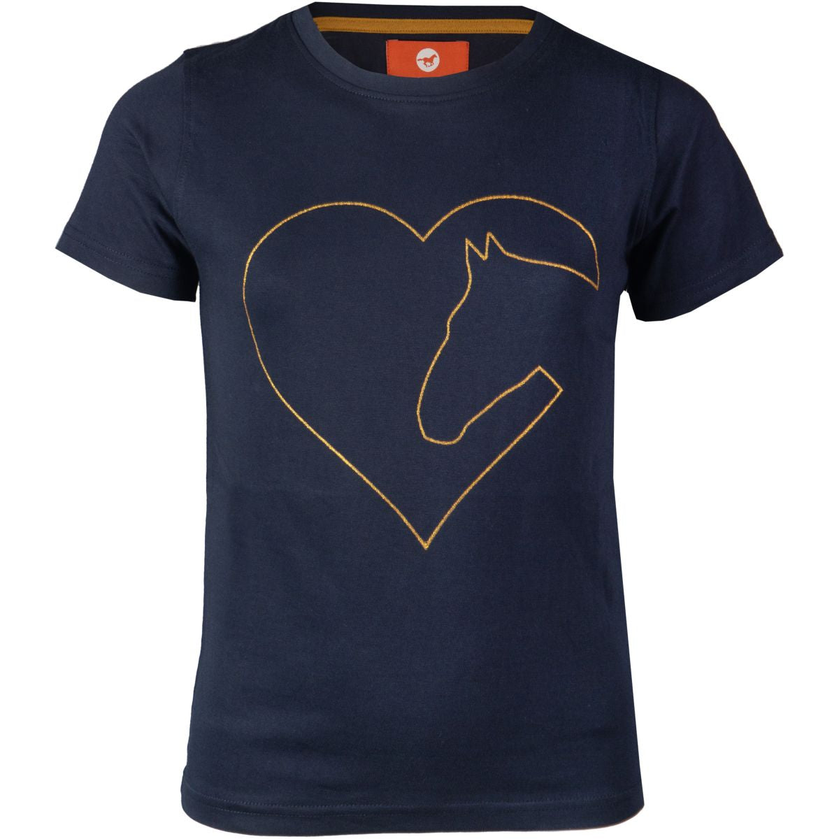 Red Horse T-Shirt Toppie Kinderen Blauw/Rose