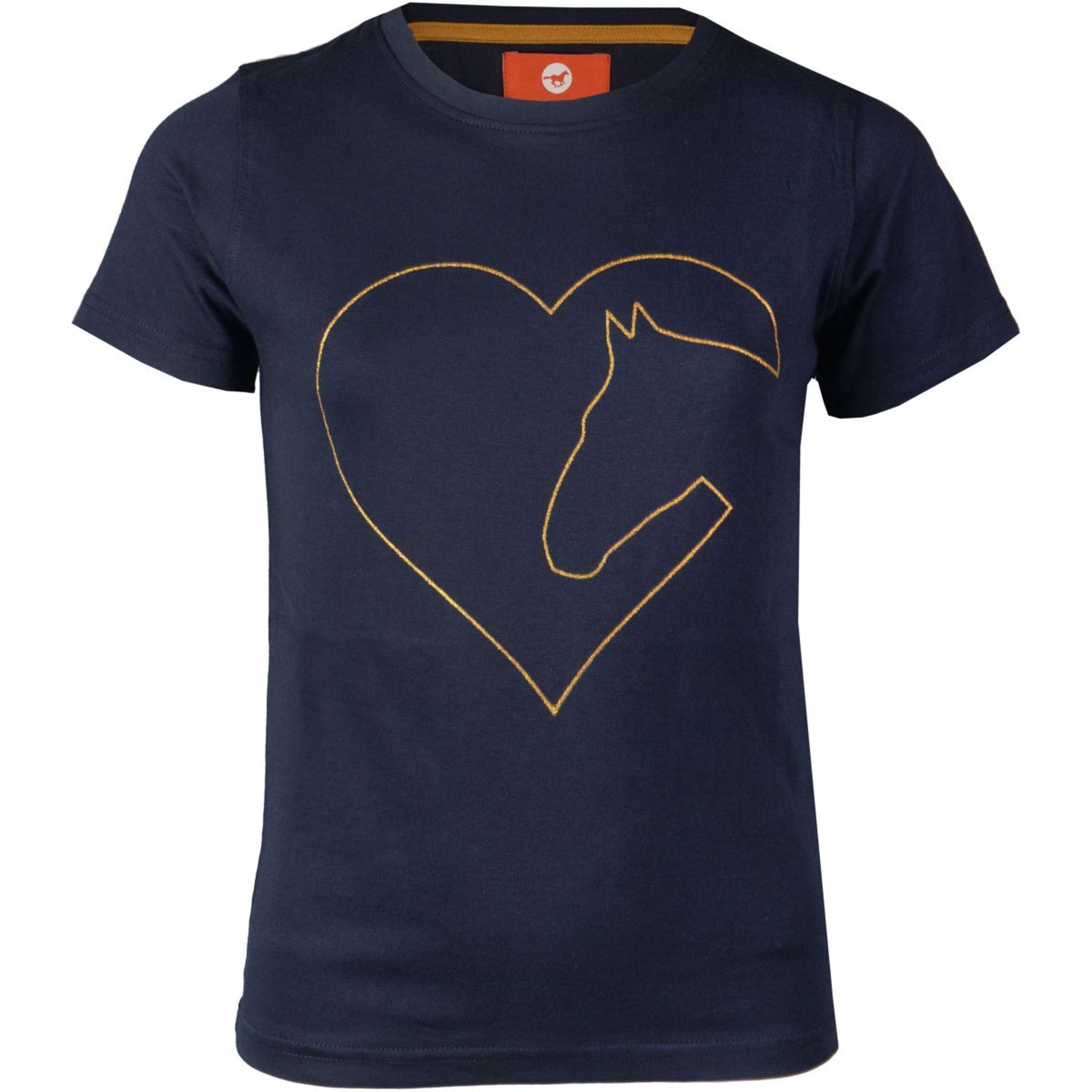 Red Horse T-Shirt Toppie Kinderen Blauw/Rose Red Horse T-Shirt Toppie Kinderen Blauw/Rose