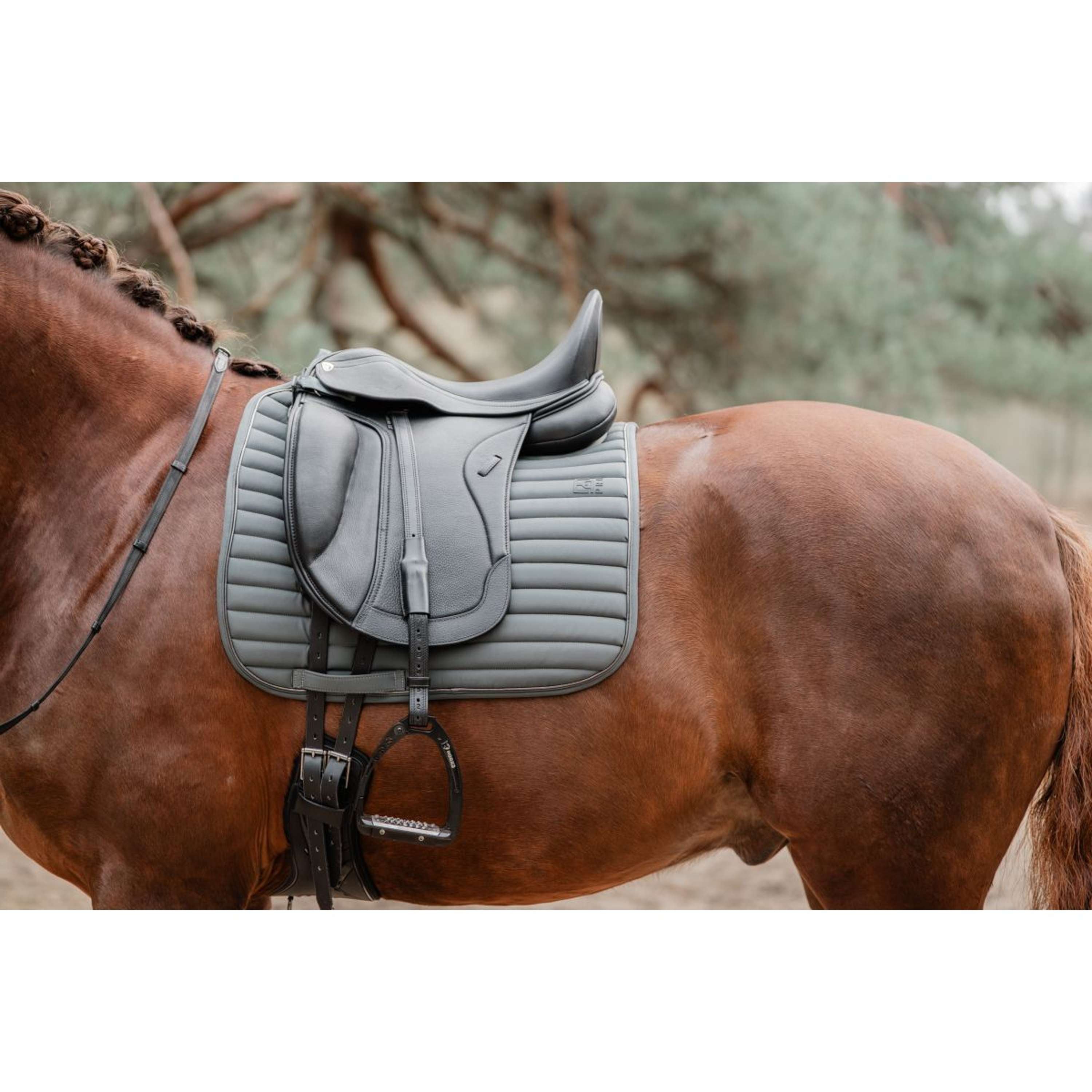 EQPRO Zadeldekje Softshell Dressuur Shadow Steel