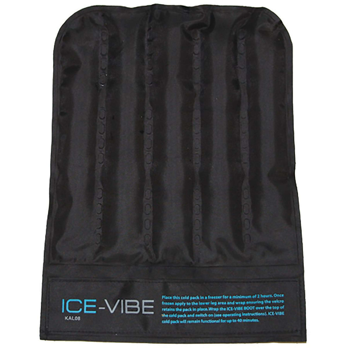 Ice-Vibe Cold Packs Knee 6 Stuks Zwart/Aqua