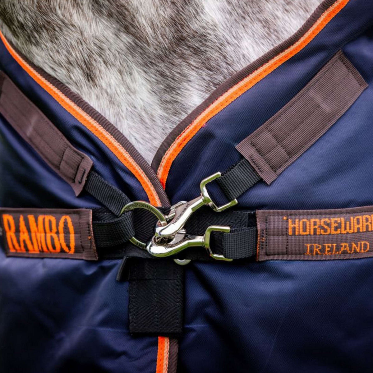 Rambo Original Turnout Lite L/A 100g Navy/Oranje