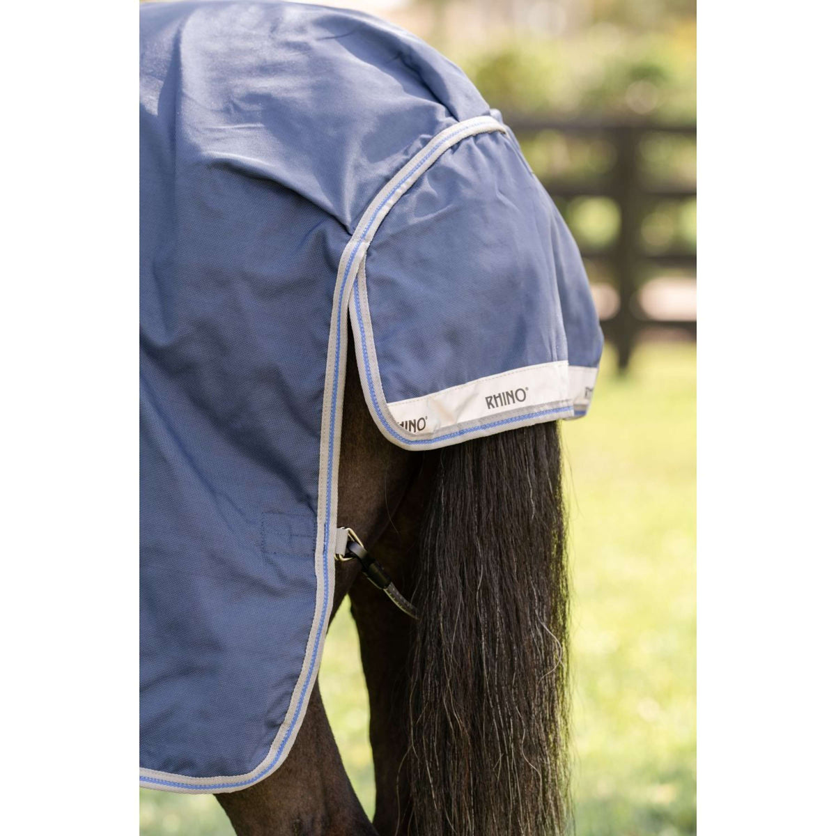 Rhino Pony Turnout 250g Varilayer Navy/Titanium Grey/Classic Blue